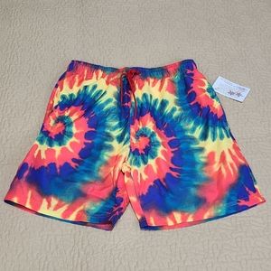 US Surf Club Tie Dye swim trunks size M